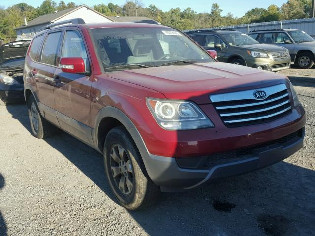 KNDJH741595017580 - 2009 KIA BORREGO LX RED photo 1