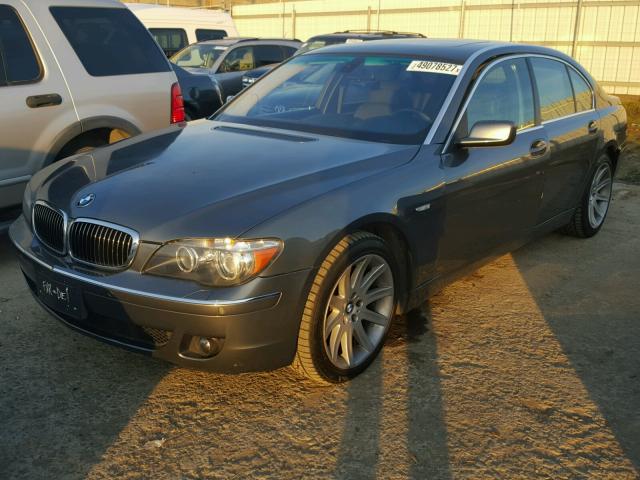 WBAHN83526DT39061 - 2006 BMW 750 LI GRAY photo 2