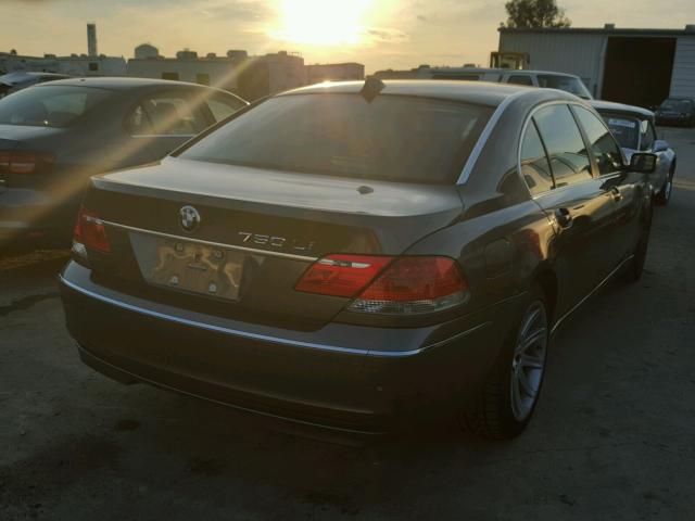 WBAHN83526DT39061 - 2006 BMW 750 LI GRAY photo 4