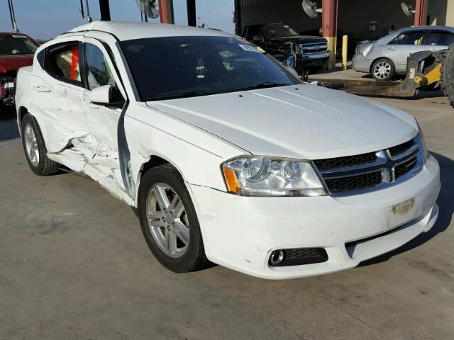 1C3CDZCB2EN163735 - 2014 DODGE AVENGER SX WHITE photo 1