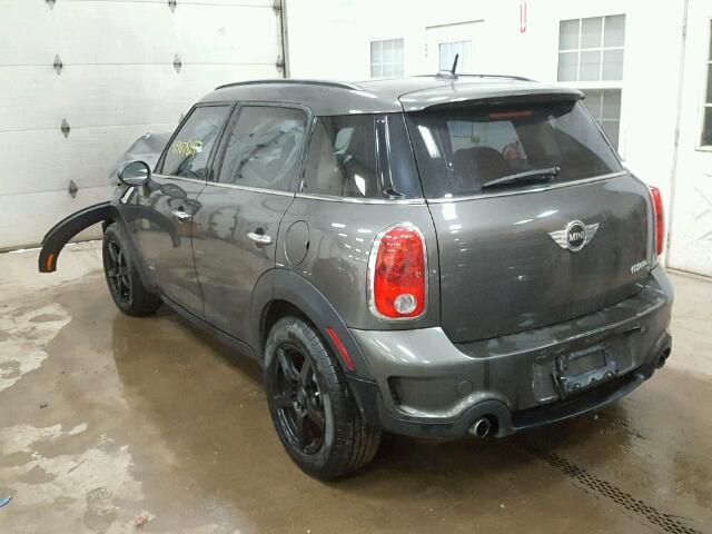 WMWZC5C55CWL61693 - 2012 MINI COOPER S C BLACK photo 3