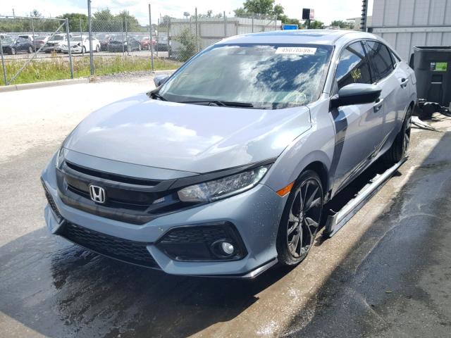 SHHFK7H96HU222666 - 2017 HONDA CIVIC SPOR GRAY photo 2