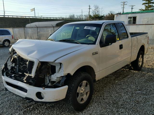 1FTRX14W56FA06468 - 2006 FORD F150 WHITE photo 2