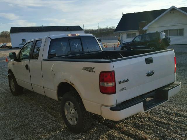 1FTRX14W56FA06468 - 2006 FORD F150 WHITE photo 3