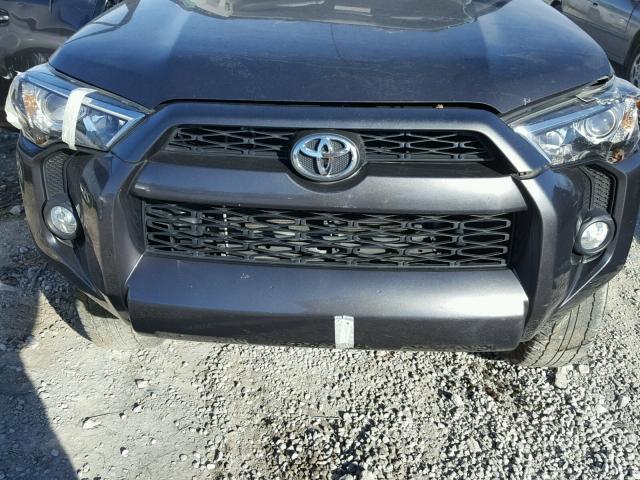 JTEBU5JR8F5235552 - 2015 TOYOTA 4RUNNER CHARCOAL photo 7