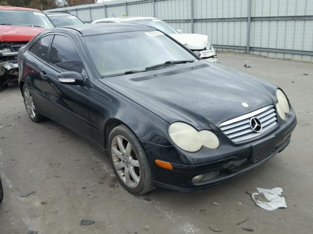 WDBRN40J93A419129 - 2003 MERCEDES-BENZ C 230K SPO BLACK photo 1