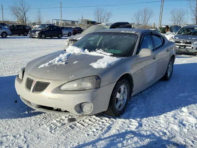 2G2WP552881177283 - 2008 PONTIAC GRAND PRIX GRAY photo 2