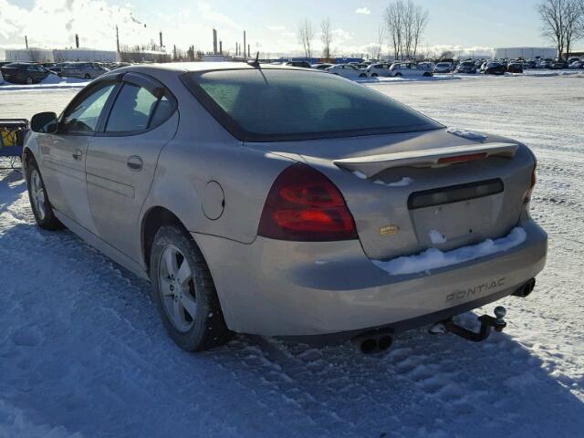 2G2WP552881177283 - 2008 PONTIAC GRAND PRIX GRAY photo 3