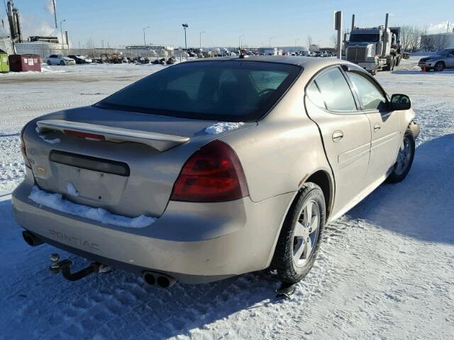 2G2WP552881177283 - 2008 PONTIAC GRAND PRIX GRAY photo 4