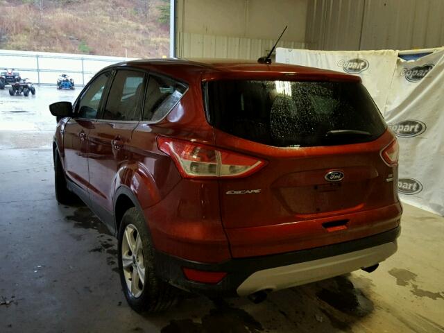 1FMCU9GX1EUD93060 - 2014 FORD ESCAPE SE RED photo 3