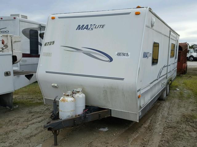 4WYT32K2151500934 - 2005 CABIN TRAILER MAXLITE WHITE photo 2