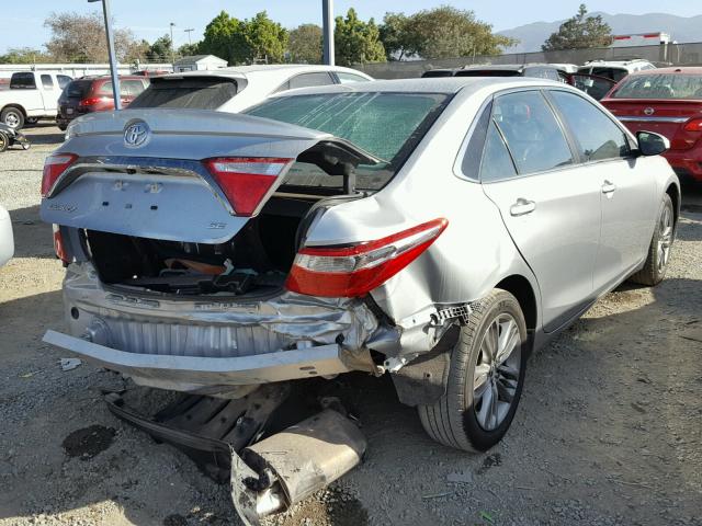 4T1BF1FKXGU181192 - 2016 TOYOTA CAMRY LE ვერცხლისფერი ფოტო 4