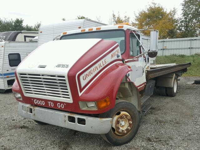 1HTSCABM2WH574604 - 1998 INTERNATIONAL 4000 4700 RED photo 2