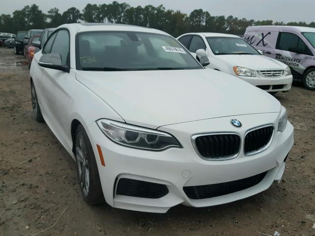 WBA1J7C50FV253846 - 2015 BMW M235I WHITE photo 1