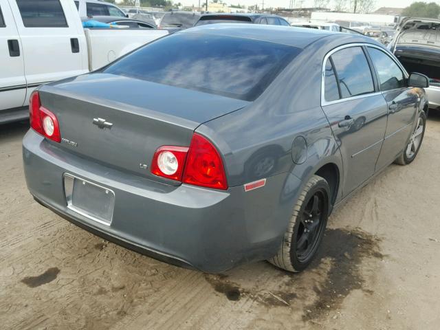 1G1ZG57N38F233695 - 2008 CHEVROLET MALIBU LS GRAY photo 4