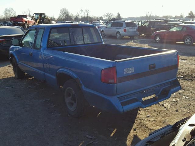 1GCCS19W4R8143083 - 1994 CHEVROLET S TRUCK S1 BLUE photo 3