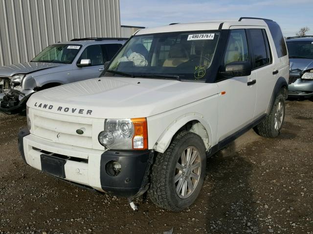 SALAE25478A493350 - 2008 LAND ROVER LR3 SE WHITE photo 2