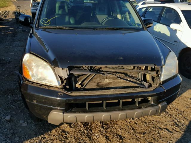 2HKYF18523H622128 - 2003 HONDA PILOT EXL BLACK photo 7