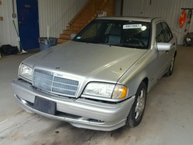 WDBHA24G2YA836741 - 2000 MERCEDES-BENZ C 230 SILVER photo 2