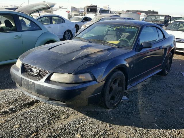 1FAFP40403F356438 - 2003 FORD MUSTANG BLUE photo 2