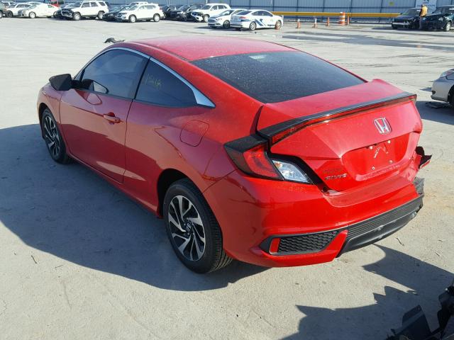 2HGFC4B59HH304972 - 2017 HONDA CIVIC LX RED photo 3