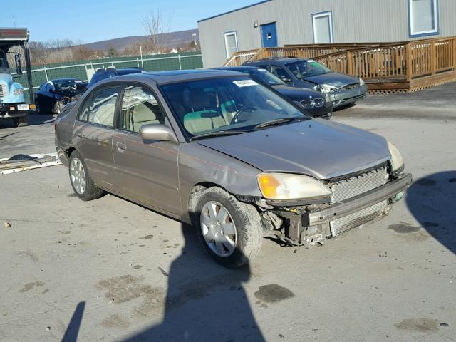 2HGES26711H510159 - 2001 HONDA CIVIC EX GOLD photo 1