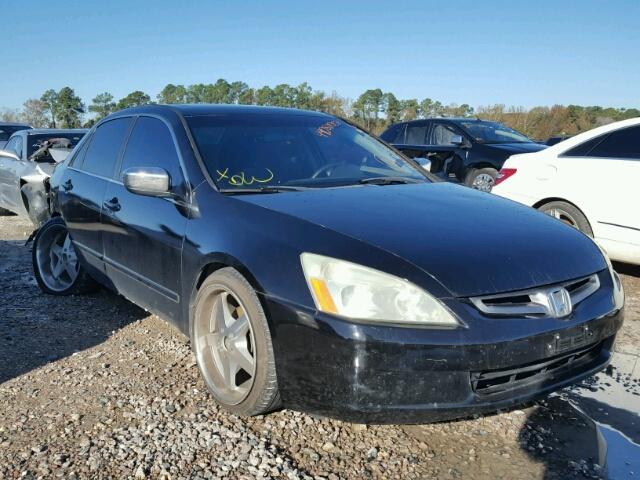 1HGCM56654A043518 - 2004 HONDA ACCORD EX BLACK photo 1