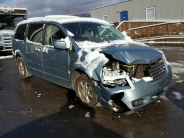 2A8HR54P38R731075 - 2008 CHRYSLER TOWN & COU BLUE photo 1