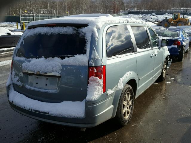 2A8HR54P38R731075 - 2008 CHRYSLER TOWN & COU BLUE photo 4