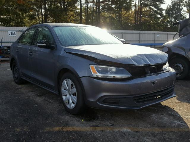 3VWDP7AJ5CM386636 - 2012 VOLKSWAGEN JETTA SE GRAY photo 1