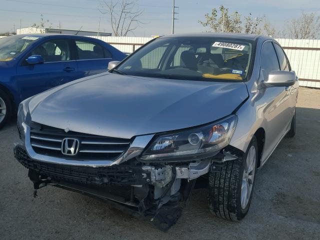 1HGCR2F8XEA017564 - 2014 HONDA ACCORD EXL SILVER photo 2