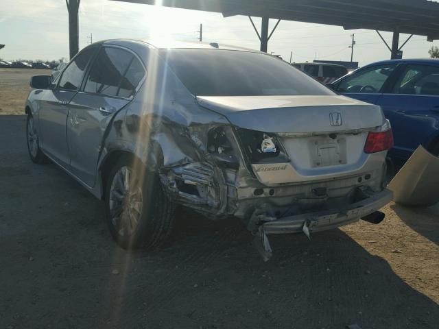 1HGCR2F8XEA017564 - 2014 HONDA ACCORD EXL SILVER photo 3