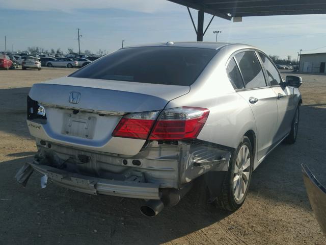 1HGCR2F8XEA017564 - 2014 HONDA ACCORD EXL SILVER photo 4