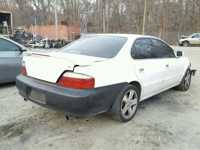 19UUA568X2A020148 - 2002 ACURA 3.2TL TYPE WHITE photo 4