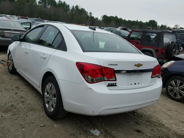 1G1PA5SGXF7158860 - 2015 CHEVROLET CRUZE LS WHITE photo 3