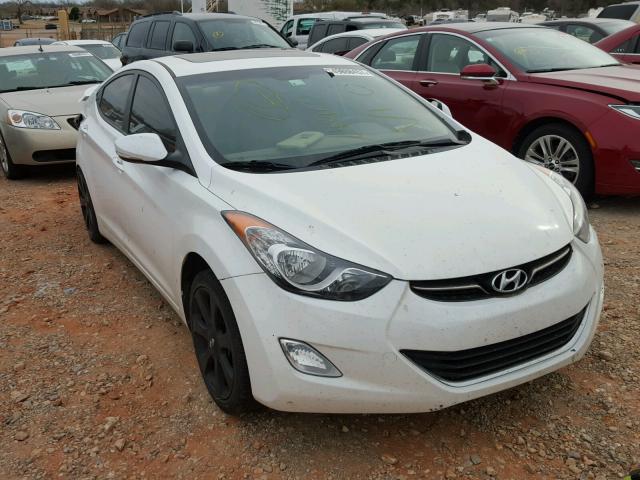 5NPDH4AE4DH248160 - 2013 HYUNDAI ELANTRA GL WHITE photo 1