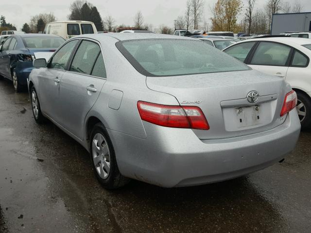 4T1BE46K77U524657 - 2007 TOYOTA CAMRY NEW SILVER photo 3