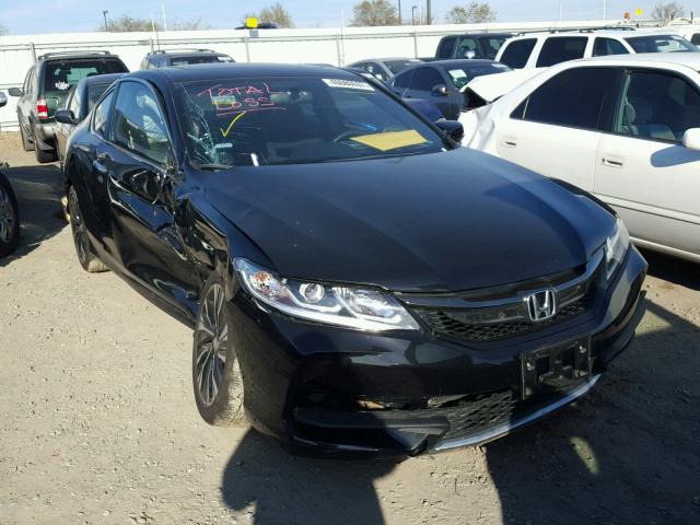 1HGCT1B72GA010474 - 2016 HONDA ACCORD EX BLACK photo 1