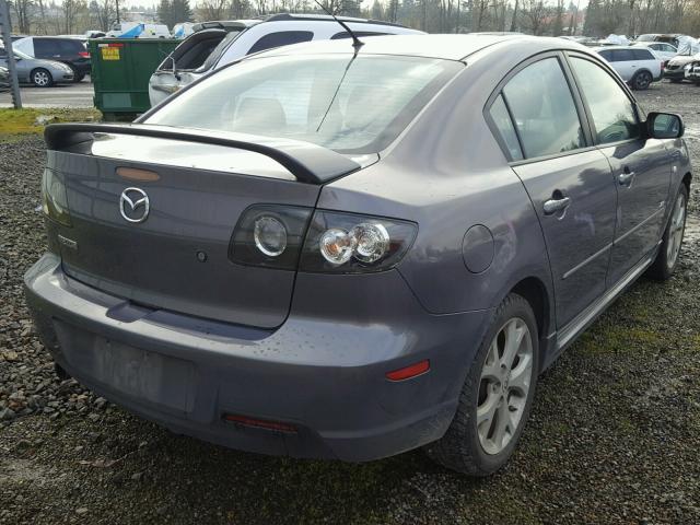 JM1BK323471746452 - 2007 MAZDA 3 S CHARCOAL photo 4