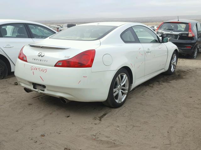 JNKCV64E18M124773 - 2008 INFINITI G37 BASE WHITE photo 4