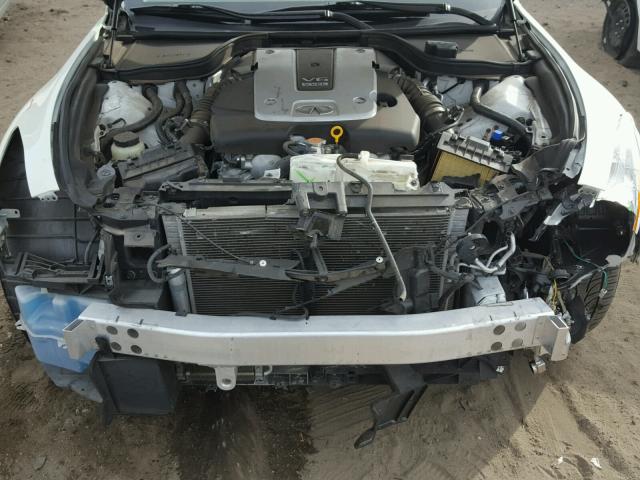 JNKCV64E18M124773 - 2008 INFINITI G37 BASE WHITE photo 7