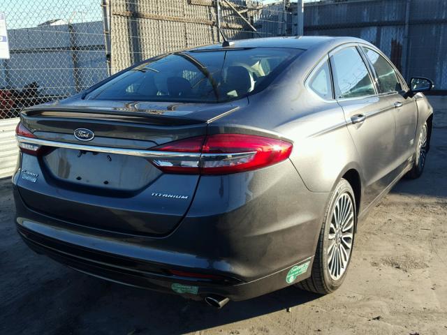 3FA6P0SU9HR413767 - 2017 FORD FUSION TIT CHARCOAL photo 4