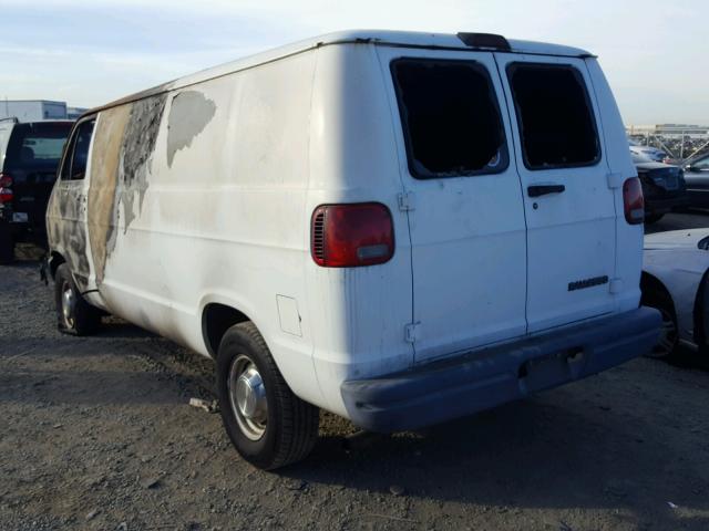 2B7HB21Y8TK175712 - 1996 DODGE RAM VAN B2 WHITE photo 3