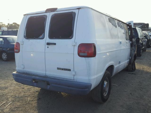 2B7HB21Y8TK175712 - 1996 DODGE RAM VAN B2 WHITE photo 4