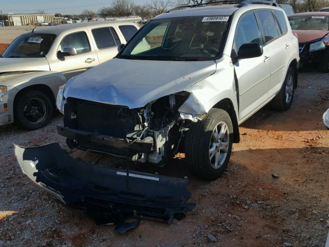 2T3ZF4DV9BW080416 - 2011 TOYOTA RAV4 SILVER photo 2