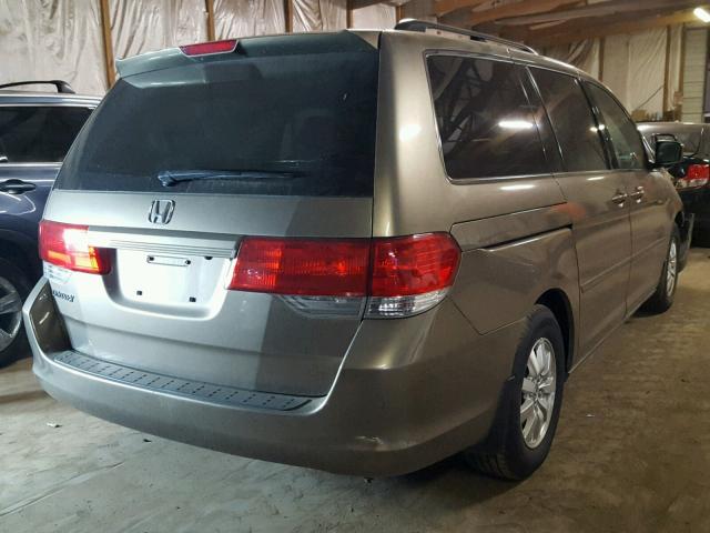 5FNRL3H64AB093911 - 2010 HONDA ODYSSEY EX TAN photo 4