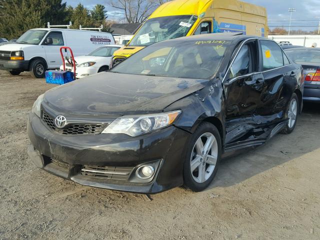 4T1BF1FK5CU039018 - 2012 TOYOTA CAMRY BASE BLACK photo 2