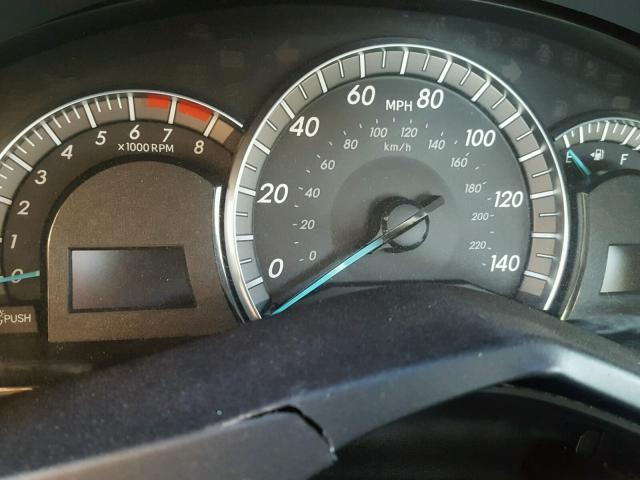 4T1BF1FK5CU039018 - 2012 TOYOTA CAMRY BASE BLACK photo 8