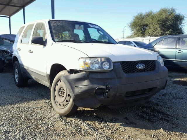 1FMYU02Z66KC86996 - 2006 FORD ESCAPE XLS WHITE photo 1