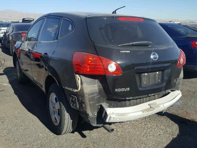 JN8AS58T89W327237 - 2009 NISSAN ROGUE S BLACK photo 3